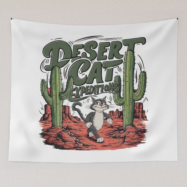 Item preview, Cactus Cat Desert Adventure. designed and sold by LaughWear Co..