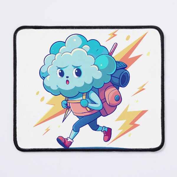 Item preview, Fluffy Thundercloud's Backpack Expedition designed and sold by omerfdln34.