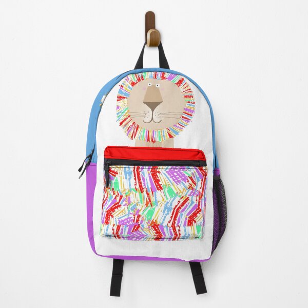 Item preview, Lion with Colorful Rainbow Mane Created By Artist Carla Daly designed and sold by Carla Daly.