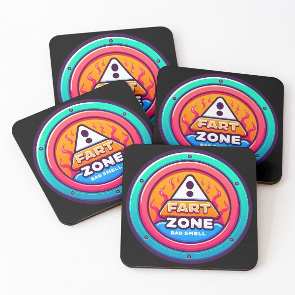 Item preview, Fart Zone - Bad Smell - High Resolution Illustration designed and sold by hello-ib.