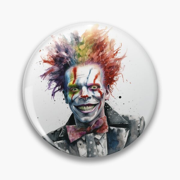 Item preview, Laughing clown with bow tie designed and sold by hhh-art.