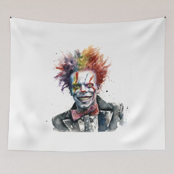Item preview, Laughing clown with bow tie designed and sold by hhh-art.