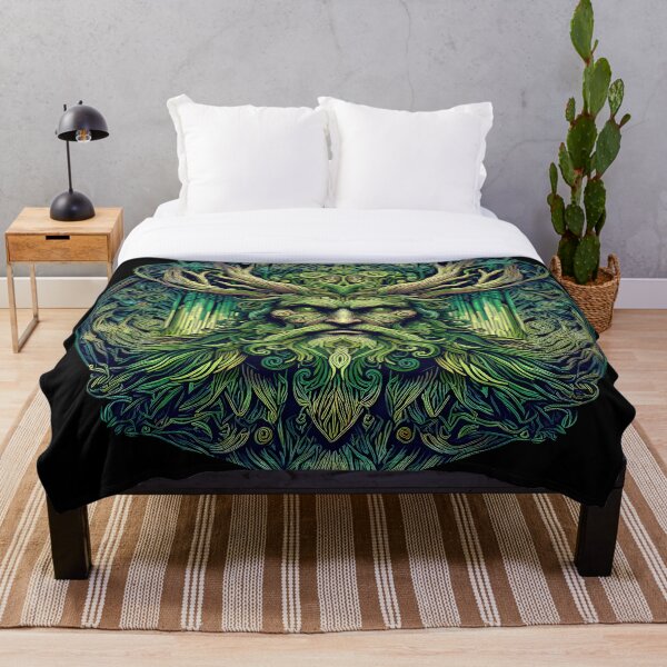 Aperçu de l'œuvre HOMME VERT CELTIQUE créée et vendue par Foxlindesigns.