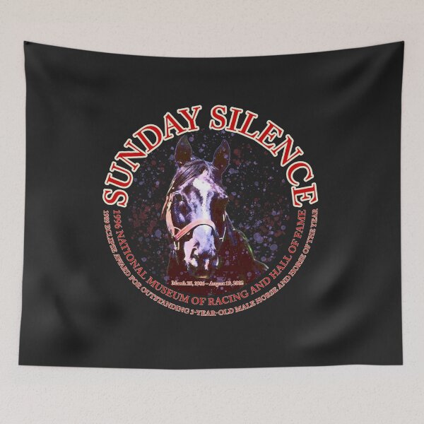 Item preview, Famous Racehorse - Sunday Silence 1989 design designed and sold by Ginny Luttrell.
