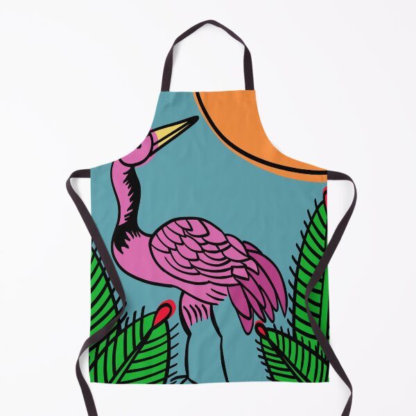 Item preview, Hanafuda Pine and Crane:Summer ver（松にﾌﾗﾐﾝｺﾞ） designed and sold by Shiki-jp-br.