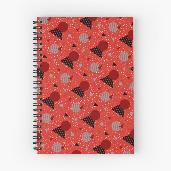 Item preview, Red Multicolor Memphis Style Seamless Geometric Party Pattern designed and sold by Alchemy-A-La-G.