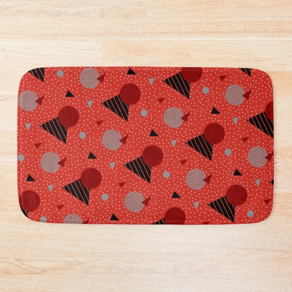 Item preview, Red Multicolor Memphis Style Seamless Geometric Party Pattern designed and sold by Alchemy-A-La-G.