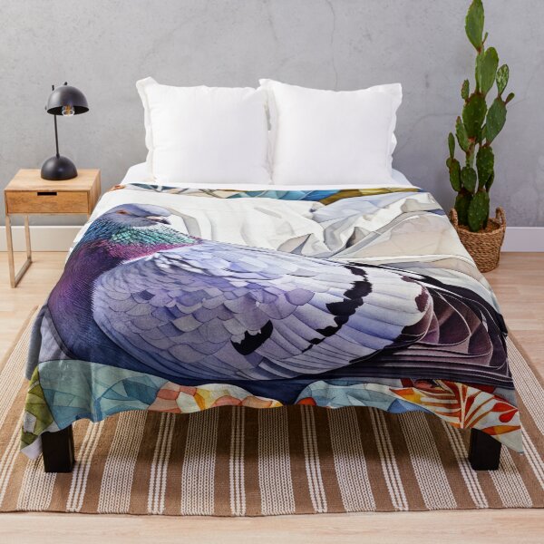 Item preview, Dove pigeon bird portrait watercolor art #bird designed and sold by JBJart.