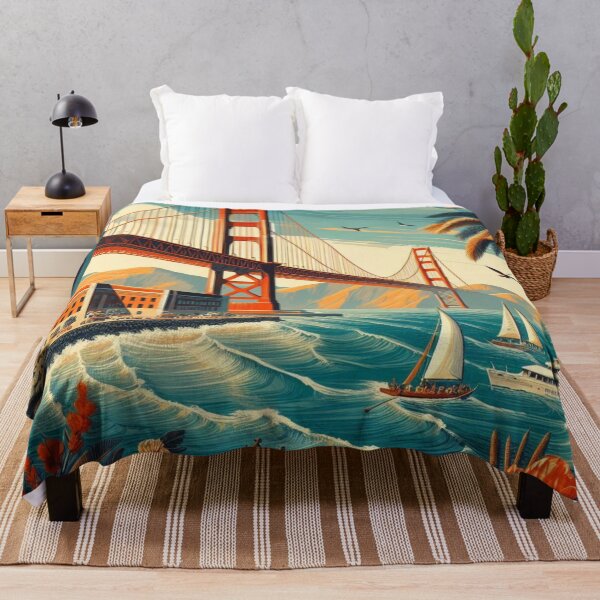 Item preview, San Francisco Vintage Travel Poster designed and sold by Rue Design Company.