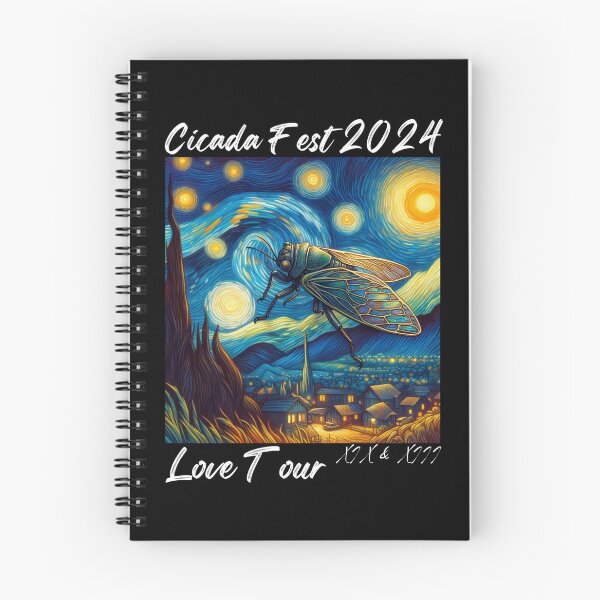 Item preview, Entomology Cicada Lover Cicada Fest 2024 Broods XIX & XIII  Starry Night Van Gogh  designed and sold by KAYDEE01212 ✨.