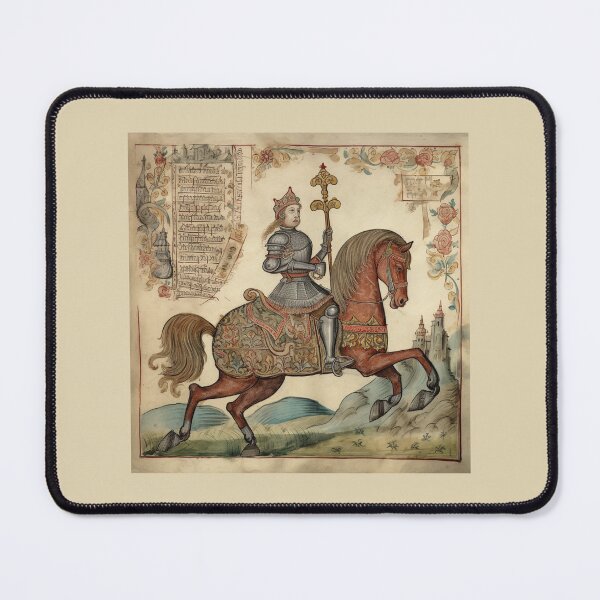 Item preview, Knight on horseback, Middle Ages designed and sold by hhh-art.