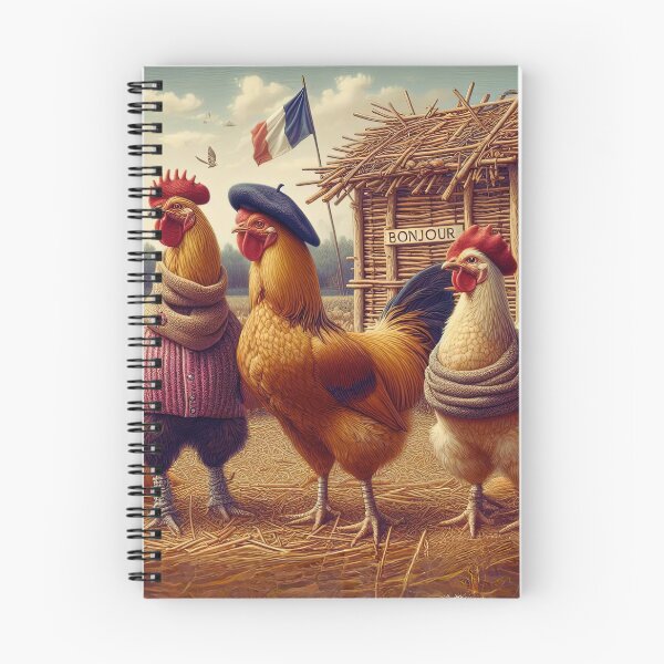 Item preview, Tres gallinas francesas - doce días de navidad designed and sold by angelmuz.