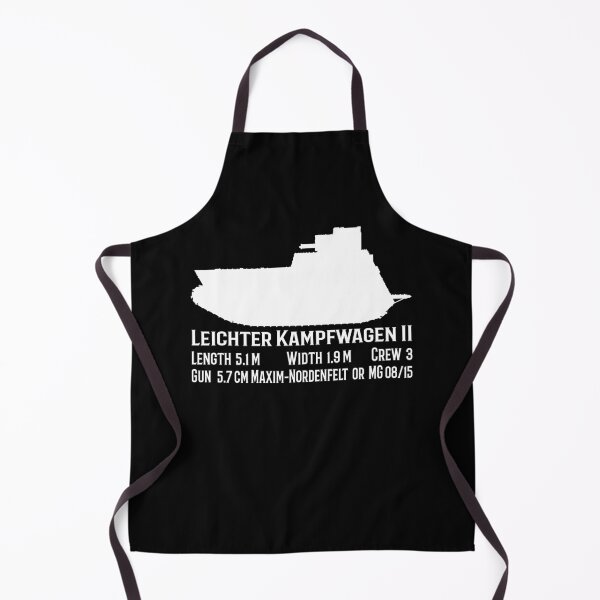 Item preview, LK Leichter Kampfwagen II German WWI Tank Information Silhouette designed and sold by MilitaryMart.
