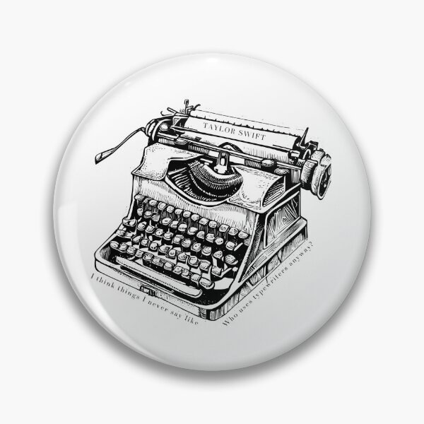 Item preview, The tortured Poets Department typewriter lyrics Taylor Swift designed and sold by swift inspired.