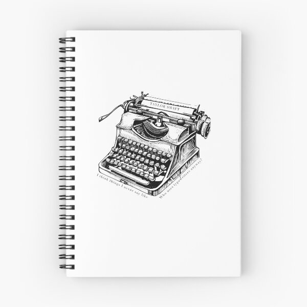 Item preview, The tortured Poets Department typewriter lyrics Taylor Swift designed and sold by swift inspired.