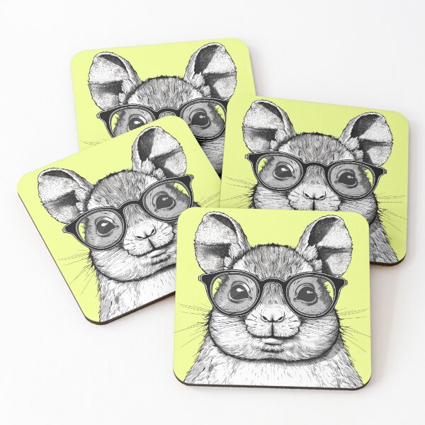 Item preview, Geek Chic Critter - Stylish Agouti Illustration designed and sold by ElegantQuirk.