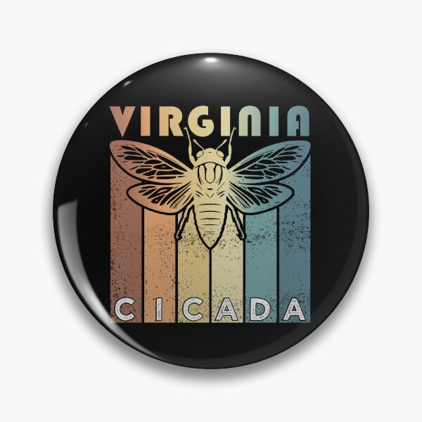 Item preview, Retro Virginia 2024 Cicada Summer Swarm, Vintage Cicada designed and sold by ArtByKatti.