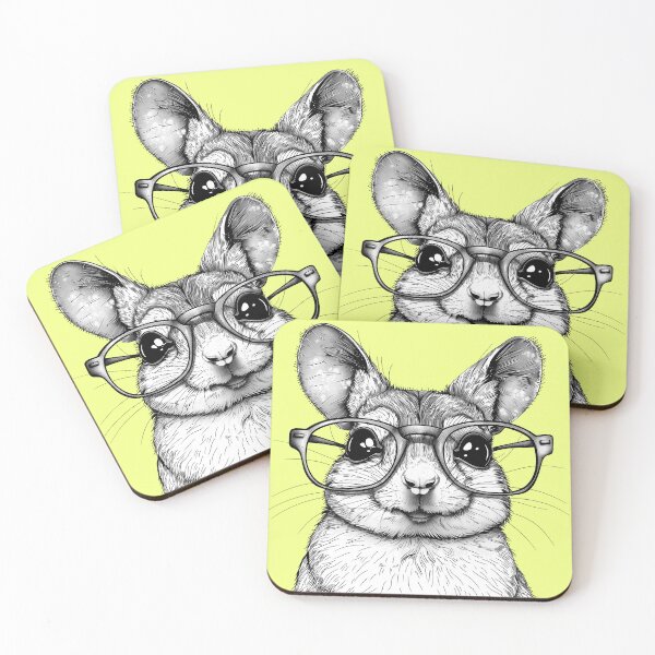 Item preview, Nerdy Nibbler - Sophisticated Agouti Art designed and sold by ElegantQuirk.