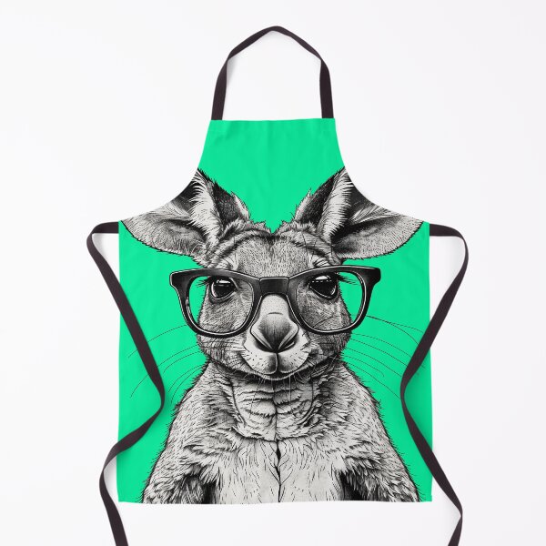 Item preview, Bookish Bounder - Scholarly Kangaroo Illustration designed and sold by ElegantQuirk.