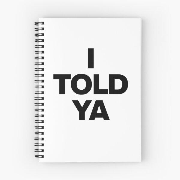 Item preview, I Told Ya Challengers sticker designed and sold by StudioLuckys.