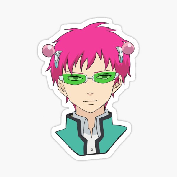 The Disastrous Life Of Saiki K Stickers Redbubble - saiki k decal id roblox