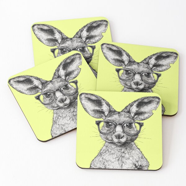 Item preview, Academic Aussie - Wise Kangaroo Sketch designed and sold by ElegantQuirk.