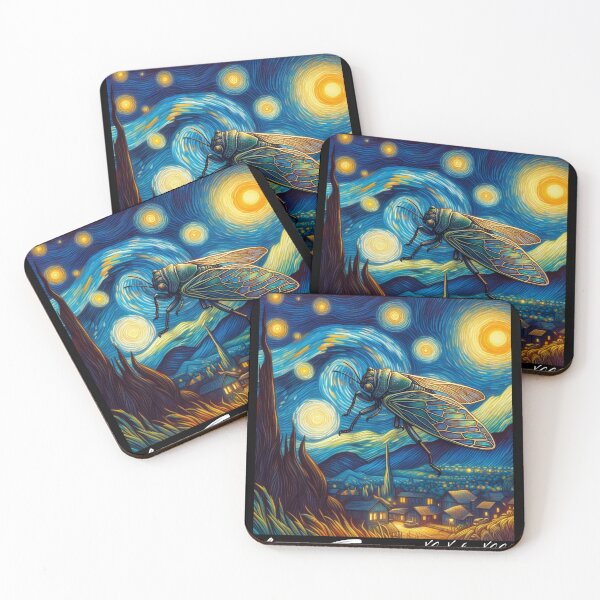 Item preview, Entomology Cicada Lover Cicada Fest 2024 Broods XIX & XIII  Starry Night Van Gogh  designed and sold by KAYDEE01212 ✨.