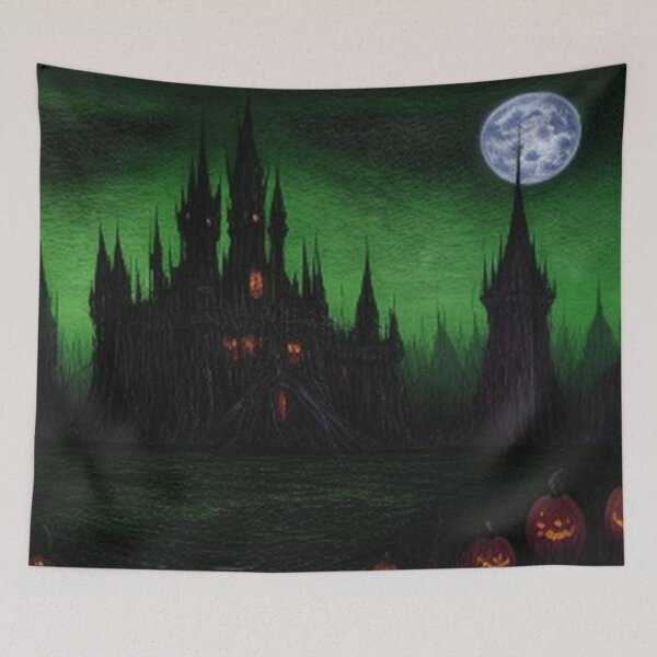Item preview, Haunting Gothic Castle Scene designed and sold by TheDarkWardrobe.
