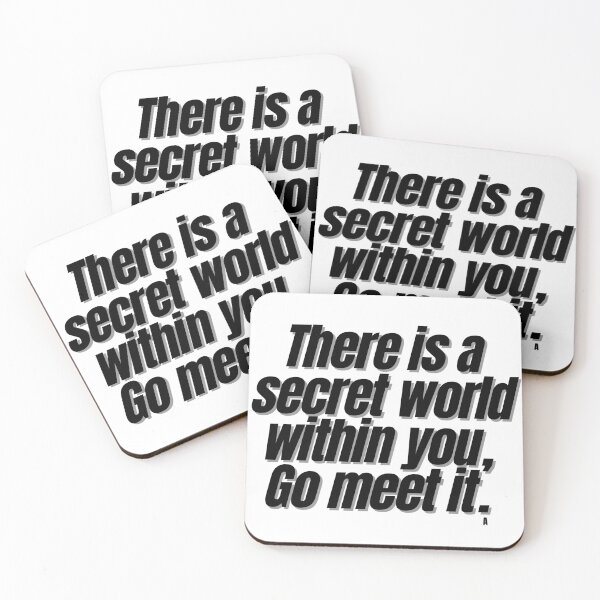 Item preview, There is a secret world within you, Go meet it. designed and sold by Finds.