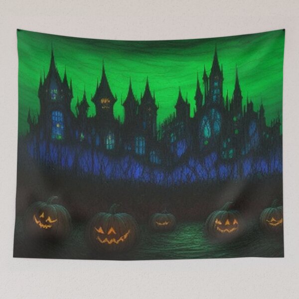 Item preview, Haunting Gothic Castle Scene designed and sold by TheDarkWardrobe.