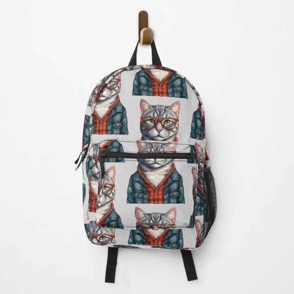 Item preview, Hipster cat designed and sold by Marginalia Workshop.