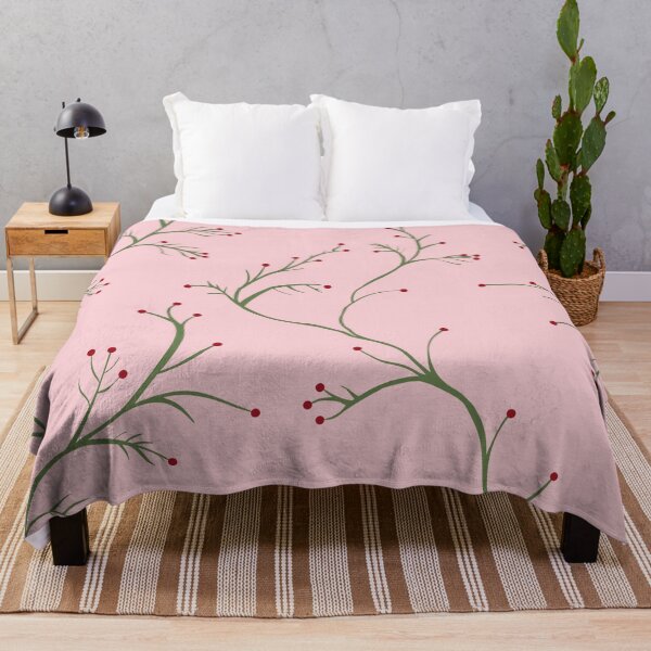 Item preview, Cherry tree on pink background designed and sold by pmdcreations.