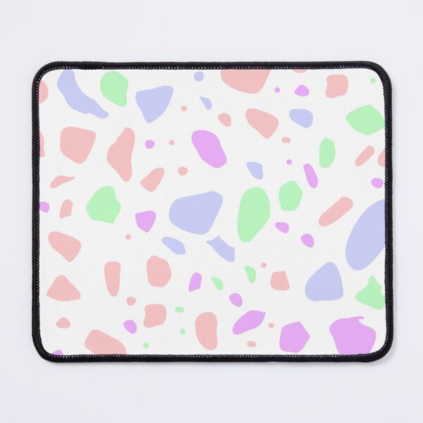 Item preview, White Multicolor Terrazzo Tile Composition Seamless Chips Replica designed and sold by Alchemy-A-La-G.