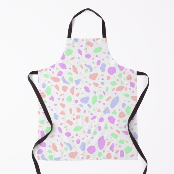 Item preview, White Multicolor Terrazzo Tile Composition Seamless Chips Replica designed and sold by Alchemy-A-La-G.