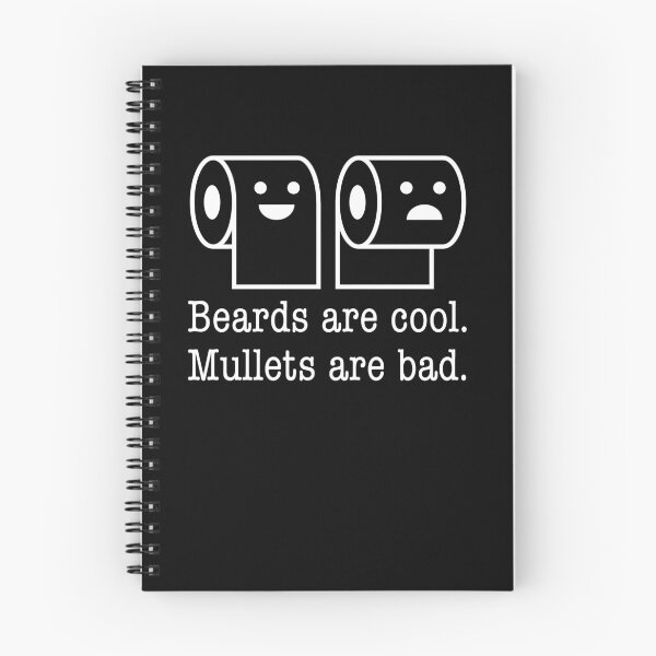Item preview, Beard are Cool Mullets are Bad Toilet Paper Forward Backward designed and sold by elderberry.
