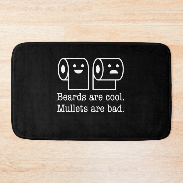 Item preview, Beard are Cool Mullets are Bad Toilet Paper Forward Backward designed and sold by elderberry.