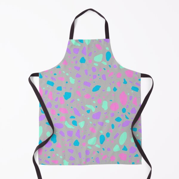 Item preview, Grey Multicolor Terrazzo Tile Composition Seamless Chips Replica designed and sold by Alchemy-A-La-G.