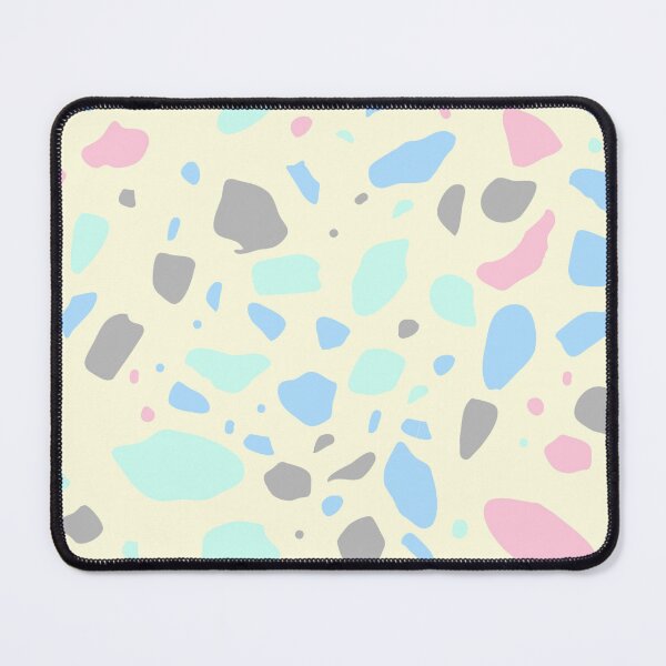 Item preview, Yellow Multicolor Terrazzo Tile Composition Seamless Chips Replica designed and sold by Alchemy-A-La-G.