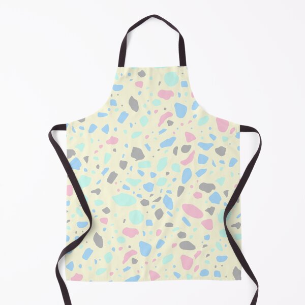 Item preview, Yellow Multicolor Terrazzo Tile Composition Seamless Chips Replica designed and sold by Alchemy-A-La-G.