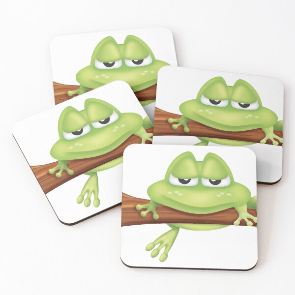 Item preview, Frog on a log designed and sold by roundowl.