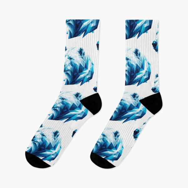 Item preview, Polygon Blue Polar Bear designed and sold by TempestGeo.