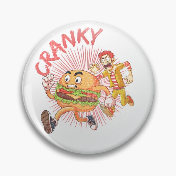 Item preview, Cranky | Burger on the Run! designed and sold by LicencaPoetica.