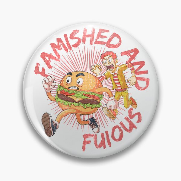 Item preview, Famished and furious | Burger on the Run! designed and sold by LicencaPoetica.