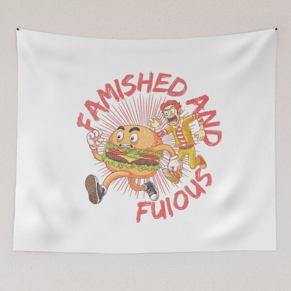 Item preview, Famished and furious | Burger on the Run! designed and sold by LicencaPoetica.