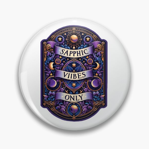 Item preview, Sapphic Viibes Only designed and sold by PunPouch.
