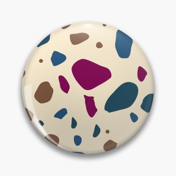 Item preview, Peach Multicolor Terrazzo Tile Composition Seamless Chips Replica designed and sold by Alchemy-A-La-G.