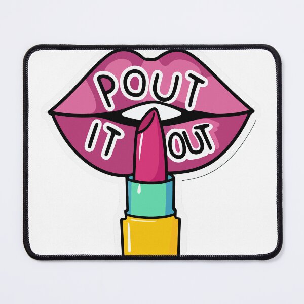 Item preview, Pout it Out - Pop Art Lipstick designed and sold by NiftyWrx.