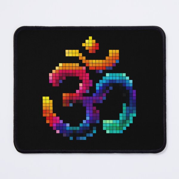 Item preview, Om Pixel Burst: The Sacred Vibration in Cosmic Pixels designed and sold by H Jonas.