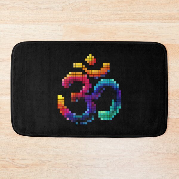 Item preview, Om Pixel Burst: The Sacred Vibration in Cosmic Pixels designed and sold by H Jonas.