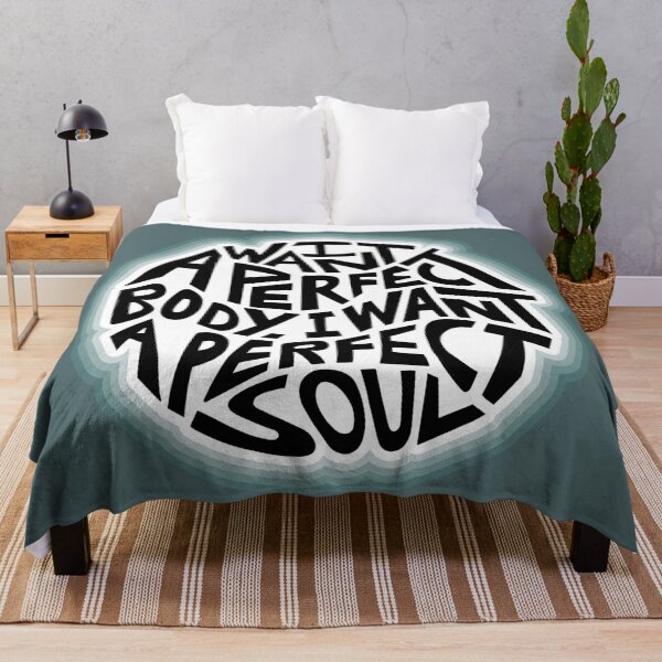 Item preview, I Want A Perfect Body I Want A Perfect Soul Word Art designed and sold by Unhinged Heather.